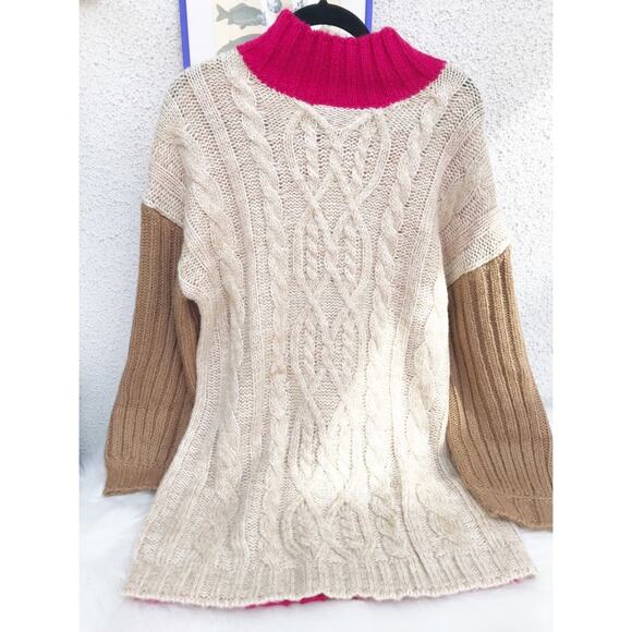 Moon River Cable Knit Sweater Dress - Picture 5 of 11